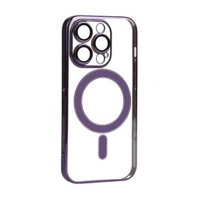 Vendas iPhone 14 Pro Uyumlu Porta Serisi Kamera Korumalı Magsafe Özellikli Elektroplated Sert PC Kılıf