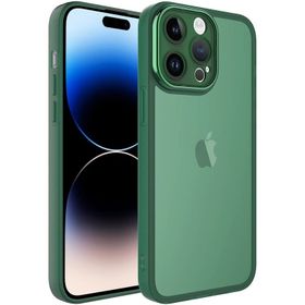 Vendas iPhone 14 Pro Uyumlu Post Serisi Kamera Korumalı Canlı Renkli Transparan Tasarımlı Silikon Kılıf