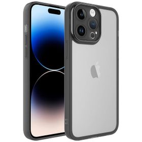 Vendas iPhone 14 Pro Uyumlu Post Serisi Kamera Korumalı Canlı Renkli Transparan Tasarımlı Silikon Kılıf