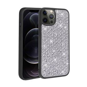 Vendas iPhone 14 Pro Uyumlu Ston Serisi Parlak Taşlı Fashion Tasarımlı Silikon Kılıf