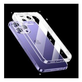Vendas iPhone 14 Pro Uyumlu Vasif Serisi Glitter Elektroplated Şeffaf Sert PC Kılıf