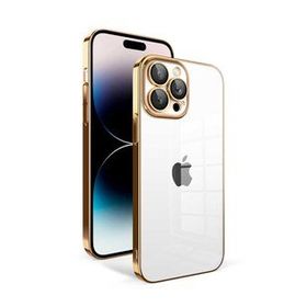 Vendas iPhone 14 Pro Uyumlu Veve Serisi Parlak Renkli Kenarlı Elektroplated Magic Silikon Kılıf