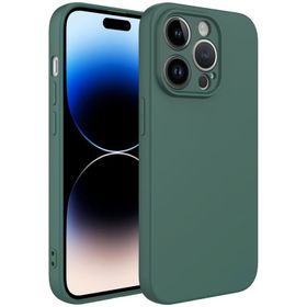 Vendas iPhone 14 Pro Uyumlu W-Lansman Serisi Kamera Korumalı Yumuşak Dokulu Kadife Kaplı Kılıf