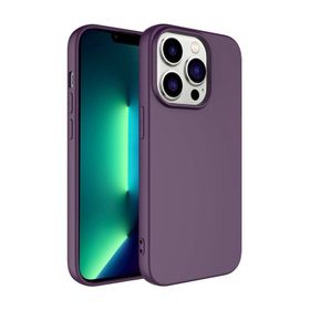 Vendas iPhone 14 Pro Uyumlu W-Lansman Serisi Kamera Korumalı Yumuşak Dokulu Kadife Kaplı Kılıf