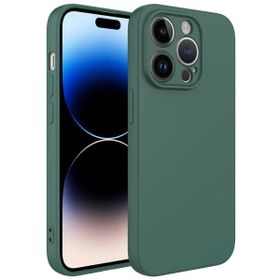 Vendas iPhone 14 Pro Uyumlu W-Lansman Serisi Kamera Korumalı Yumuşak Dokulu Kadife Kaplı Kılıf