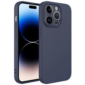 Vendas iPhone 14 Pro Uyumlu W-Lansman Serisi Kamera Korumalı Yumuşak Dokulu Kadife Kaplı Kılıf