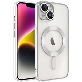 Vendas iPhone 14 Uyumlu Demre Serisi Kamera Korumalı Magsafe Wireless Şarj Özellikli Elektroplated Kılıf