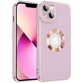 Vendas iPhone 14 Uyumlu Kongo Serisi Parlak Renkli Logo Gösteren Silikon Kılıf