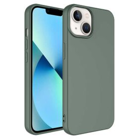 Vendas iPhone 14 Uyumlu Lansman Kadife Dokulu Fit Premium Kılıf