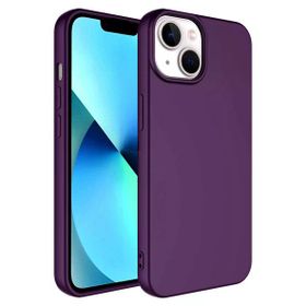 Vendas iPhone 14 Uyumlu Lansman Serisi Yumuşak Dokulu Kadife Yüzeyli Silikon Kılıf