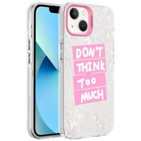 Vendas iPhone 14 Uyumlu Marbello Serisi Mermer Desenli Parlak Yüzeyli Dizayn Kılıf