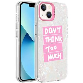 Vendas iPhone 14 Uyumlu Marbello Serisi Mermer Desenli Parlak Yüzeyli Dizayn Kılıf