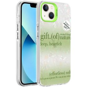 Vendas iPhone 14 Uyumlu Marbello Serisi Mermer Desenli Parlak Yüzeyli Dizayn Kılıf