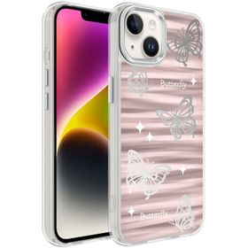 Vendas iPhone 14 Uyumlu Mimbo Serisi Airbag Köşeli Parlak Tasarımlı Moda Dizayn Kılıf