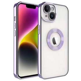Vendas iPhone 14 Uyumlu Omega Serisi Kamera Korumalı Logo Gösteren Fit Kılıf