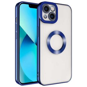 Vendas iPhone 14 Uyumlu Omega Serisi Kamera Korumalı Logo Gösteren Fit Kılıf