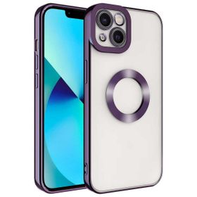 Vendas iPhone 14 Uyumlu Omega Serisi Kamera Korumalı Logo Gösteren Fit Kılıf