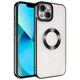 Vendas iPhone 14 Uyumlu Omega Serisi Kamera Korumalı Logo Gösteren Fit Kılıf