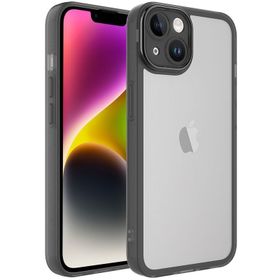 Vendas iPhone 14 Uyumlu Post Serisi Kamera Korumalı Canlı Renkli Transparan Tasarımlı Silikon Kılıf