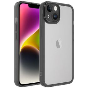 Vendas iPhone 14 Uyumlu Post Serisi Kamera Korumalı Canlı Renkli Transparan Tasarımlı Silikon Kılıf
