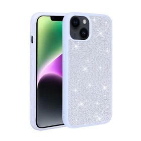Vendas iPhone 14 Uyumlu Ston Serisi Parlak Taşlı Fashion Tasarımlı Silikon Kılıf