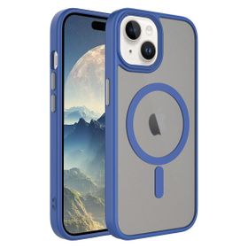 Vendas iPhone 15 Plus Uyumlu Flet Serisi Mat Arka Yüzey Wireless Şarj Destekli Magsafe Kılıf