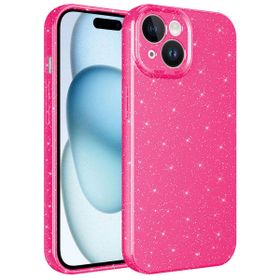 Vendas iPhone 15 Plus Uyumlu Koton Serisi Kamera Korumalı Simli Lüks Silikon Kılıf
