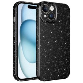 Vendas iPhone 15 Plus Uyumlu Koton Serisi Kamera Korumalı Simli Lüks Silikon Kılıf