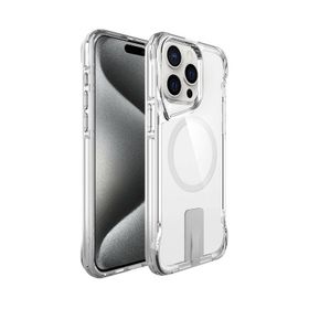Vendas iPhone 15 Pro Door Serisi Magsafe Şarj Özellikli T-Max Standlı Silikon Cep Telefonu Kılıfı