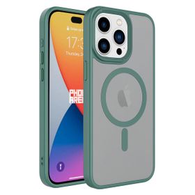 Vendas iPhone 15 Pro Flet Serisi Mat Arka Yüzey Wireless Şarj Destekli Magsafe Cep Telefonu Kılıfı