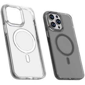 Vendas iPhone 15 Pro Lagent Serisi Sararma Yapmayan Metal Kamera Çıkıntılı Magsafe Destekli Metal Tuş Tasarımlı PC Cep Telefonu Kılıfı
