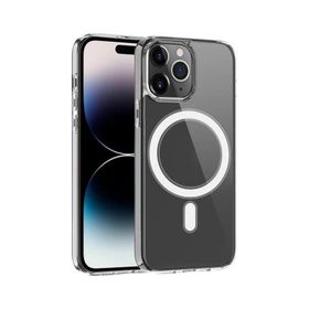 Vendas iPhone 15 Pro Magsafe Şarj Destekli Darbe Dirençli Fit Hard Silikon Cep Telefonu Kılıfı