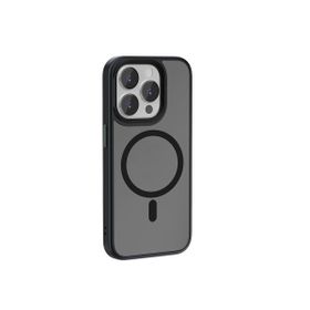 Vendas iPhone 15 Pro Max Felix Serisi Magsafe Şarj Özellikli Kamera Korumalı Mat Drop Magic Silikon Cep Telefonu Kılıfı