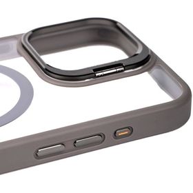 Vendas iPhone 15 Pro Max Klon Serisi Wireless Şarj Destekli Kapaklı Kamera Lens Korumalı Sert PC Cep Telefonu Kılıfı