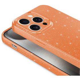 Vendas iPhone 15 Pro Max Koton Serisi Kamera Korumalı Simli Lüks Silikon Cep Telefonu Kılıfı