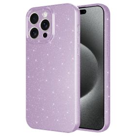 Vendas iPhone 15 Pro Max Koton Serisi Kamera Korumalı Simli Lüks Silikon Cep Telefonu Kılıfı