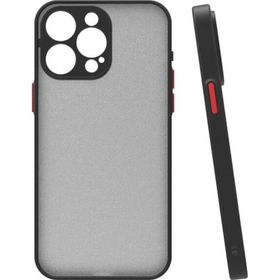 Vendas iPhone 15 Pro Max Mara Serisi Arkası Mat Renkli Hux Silikon Cep Telefonu Kılıfı
