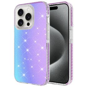 Vendas iPhone 15 Pro Max Parlak Renk Geçişli Zore Velle Kapak Cep Telefonu Kılıfı
