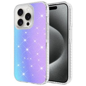 Vendas iPhone 15 Pro Max Parlak Renk Geçişli Zore Velle Kapak Cep Telefonu Kılıfı