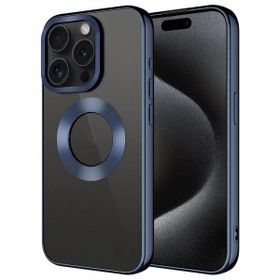 Vendas iPhone 15 Pro Max Tek Kamera Çerçeveli Logo Gösteren Zore Omega Kapak Cep Telefonu Kılıfı