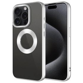 Vendas iPhone 15 Pro Max Tek Kamera Çerçeveli Logo Gösteren Zore Omega Kapak Cep Telefonu Kılıfı
