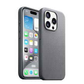 Vendas iPhone 15 Pro Mikro Fiber Yüzeyli Optimal Kamera Çıkıntılı Cep Telefonu Kılıfı