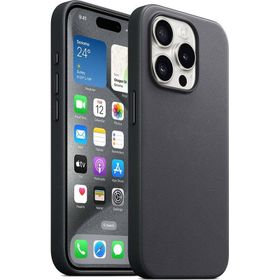 Vendas iPhone 15 Pro Mikro Fiber Yüzeyli Optimal Kamera Çıkıntılı Cep Telefonu Kılıfı