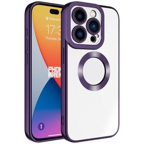 Vendas iPhone 15 Pro Omega Serisi Kamera Korumalı Logo Gösteren Fit Silikon Cep Telefonu Kılıfı