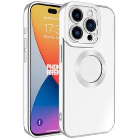 Vendas iPhone 15 Pro Omega Serisi Kamera Korumalı Logo Gösteren Fit Silikon Cep Telefonu Kılıfı