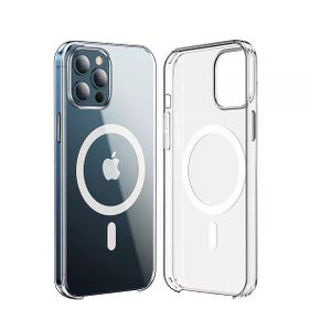 Vendas iPhone 15 Pro Orjin Serisi Wireless Şarj Destekli Sararma Yapmayan Sert PC Şeffaf Cep Telefonu Kılıfı