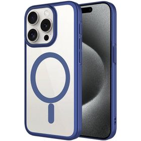 Vendas iPhone 15 Pro Riksos Serisi Wireless Şarj Özellikli Mat Sert PC Cep Telefonu Kılıfı