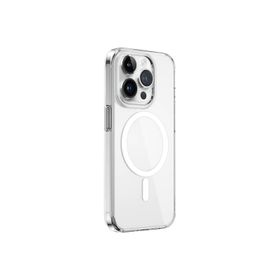 Vendas iPhone 15 Pro Sararma Yapmayan Magsafe Şarj Özellikli Şeffaf Cep Telefonu Kılıfı