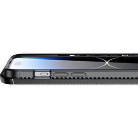 Vendas iPhone 15 Uyumlu Deep Dizayn Auto Focus Tasarımlı Karbon Dizayn Kılıf