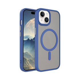 Vendas iPhone 15 Uyumlu Flet Serisi Mat Arka Yüzey Wireless Şarj Destekli Magsafe Kılıf